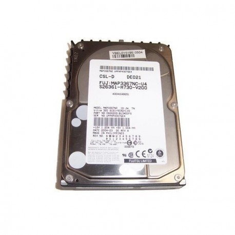 Disque Dur 36Go SCSI Fujitsu MAP3367NC S26361-H730-V200 Ultra 320 SCA-2 10K RPM