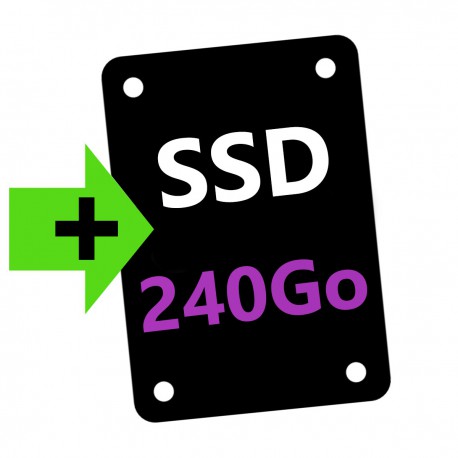 OPTION : Ajout Disque SSD 240Go