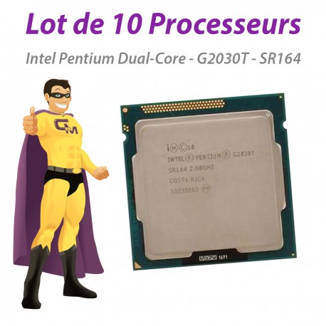 Processeur CPU Intel Pentium Dual-Core G2030T SR164 2.6Ghz 3Mo Socket LGA1155