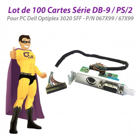 Carte PS/2 Série DB9M Dell OptiPlex 3020 SFF KMCOM1 067X99 67X99 Low Profile