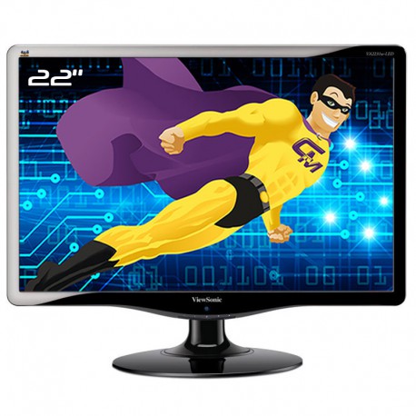 Ecran PC 22" ViewSonic VA2231W VS13223 VGA DVI-D WideScreen 16:9 LCD TFT