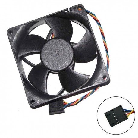 Ventilateur PC Dell 790 990 7010 9010 DT 09DVNN 0725Y7 OptiPlex 80x80x15mm