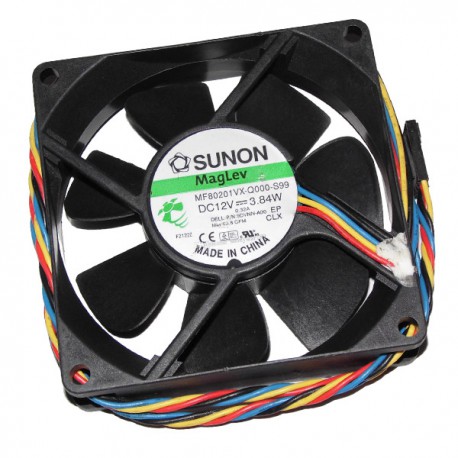 Ventilateur SUNON MF80201VX-Q000-S99 09DVNN 9DVNN Dell 790 990 80x80x20mm 5-Pin